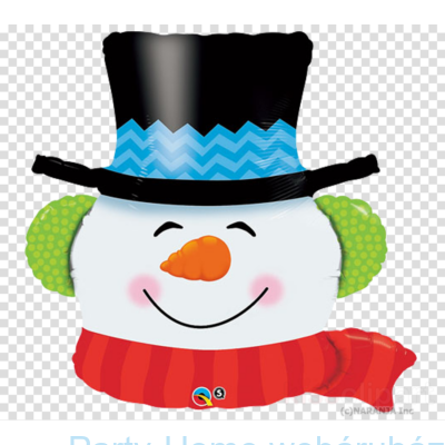 36 inch-es Mosolygós Hóember - Smilin Snowman Karácsonyi Fólia Lufi