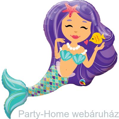 36 inch-es Enchanting Mermaid Super Shape Fólia Lufi