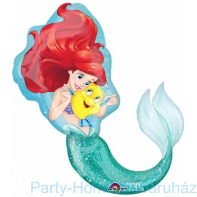 A Kis Hablány - Ariel Little Mermaid Super Shape Fólia Lufi