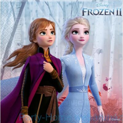 Frozen 2 - Jégvarázs 2 Szalvéta 25 cm x 25 cm - 16 db-os