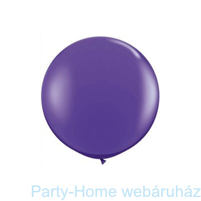 Purple Violet Kerek Latex Lufi
