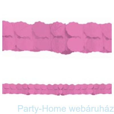 Rózsaszín Papír Füzér