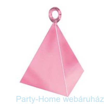 Gyöngyház Rózsaszín Piramis Léggömbsúly