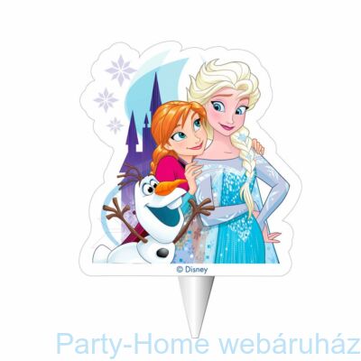 Frozen - Jégvarázs Anna, Olaf és Elsa Gyertya