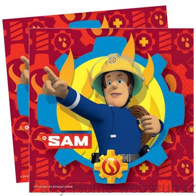 Fireman Sam Sam a Tűzoltó Parti Szalvéta