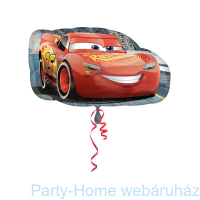 Cars - Verdák McQueen Super Shape Fólia Lufi Segítség