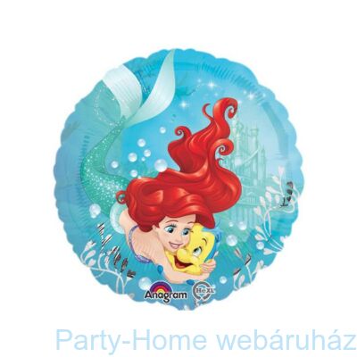 17 inch-es The Little Mermaid - A Kis Hableány Fólia Léggömb