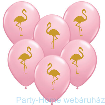 11 inch-es Flamingo Pink Lufi 1 db