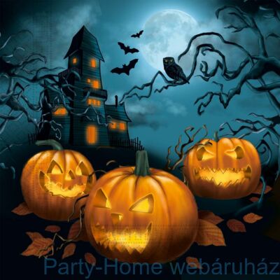 Happy Spooky Halloween Szalvéta - 33 x 33 cm-es 20 db-os